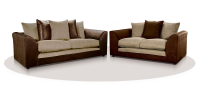 Dylan 3+2 Seater in Brown/Beige